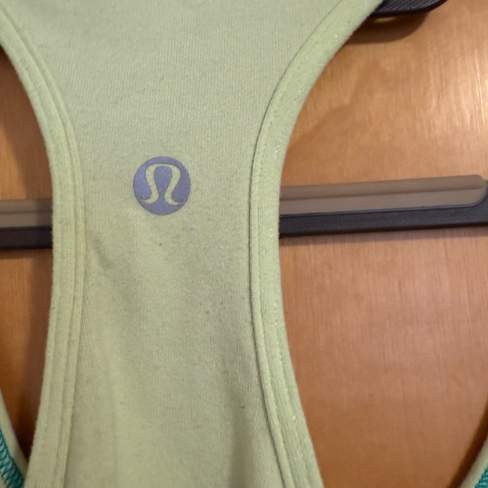 Lululemon Light Green Racerback Tank